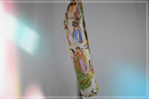 Sac tapis yoga coton danse hindou coloré 