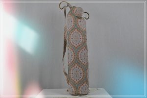 Sac tapis yoga coton imprimé mosaïque